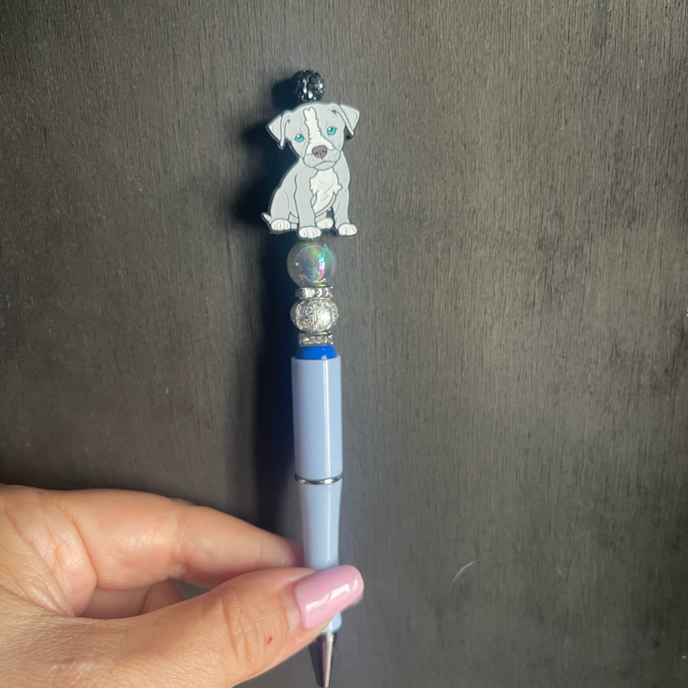 Handcrafted Dog Breed - PICK YOUR FOCAL BEAD- CUSTOM CRAFTED PEN/KEYCHAIN - Picture 4 of 6